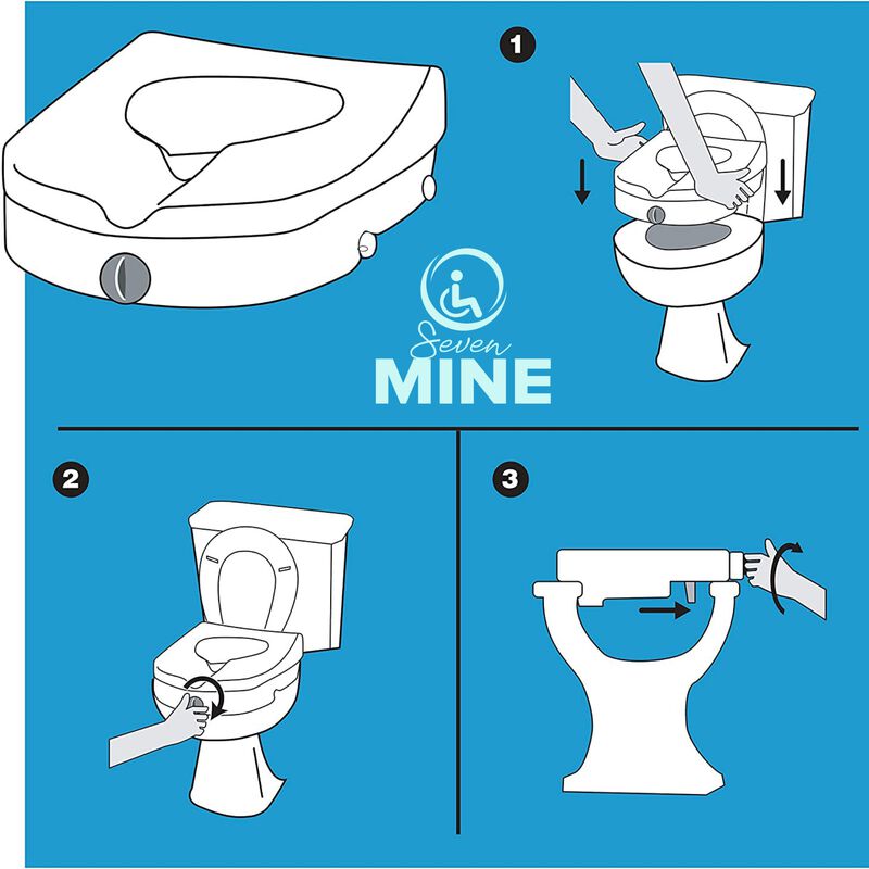 Incremento Ba&ntilde;o WC 11 cm Blanco con Bloqueo image number null