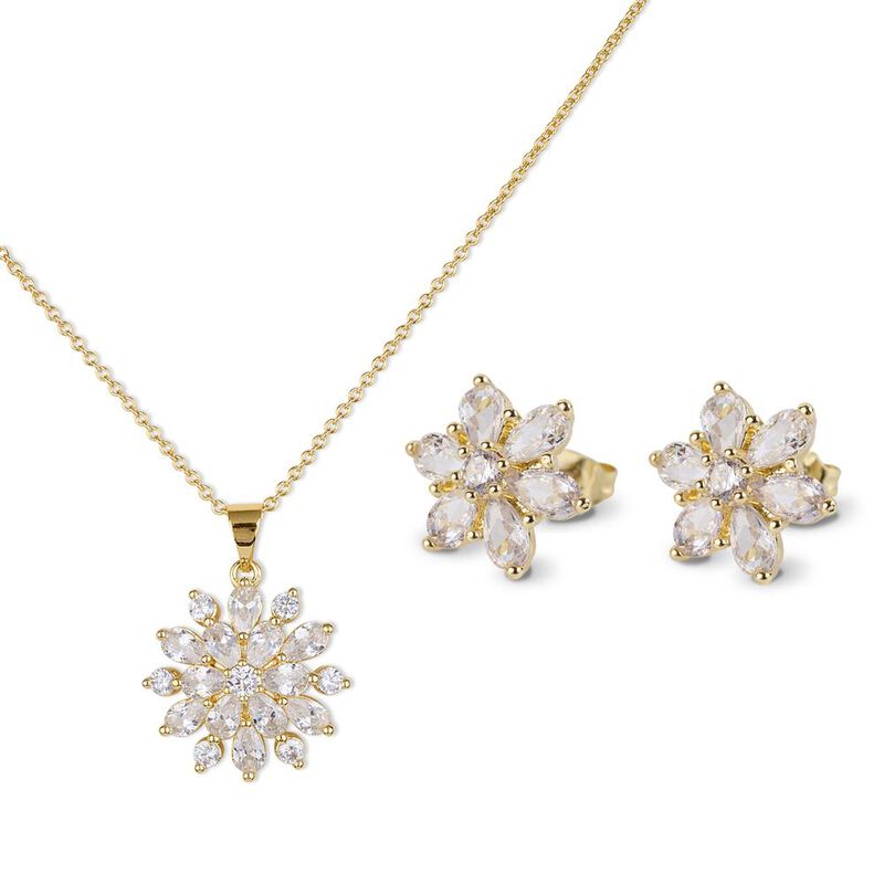 Joyer&iacute;a Mujer, Collar Y Aretes Oro 14k, Regalos... image number null