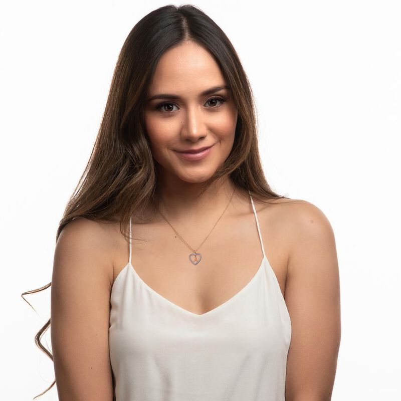 Collares Mujer Inicial Letras Corazón, Regalos ... image number null