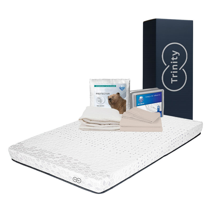 Colch&oacute;n Trinity King Size + Protector Ultra + 1... image number null