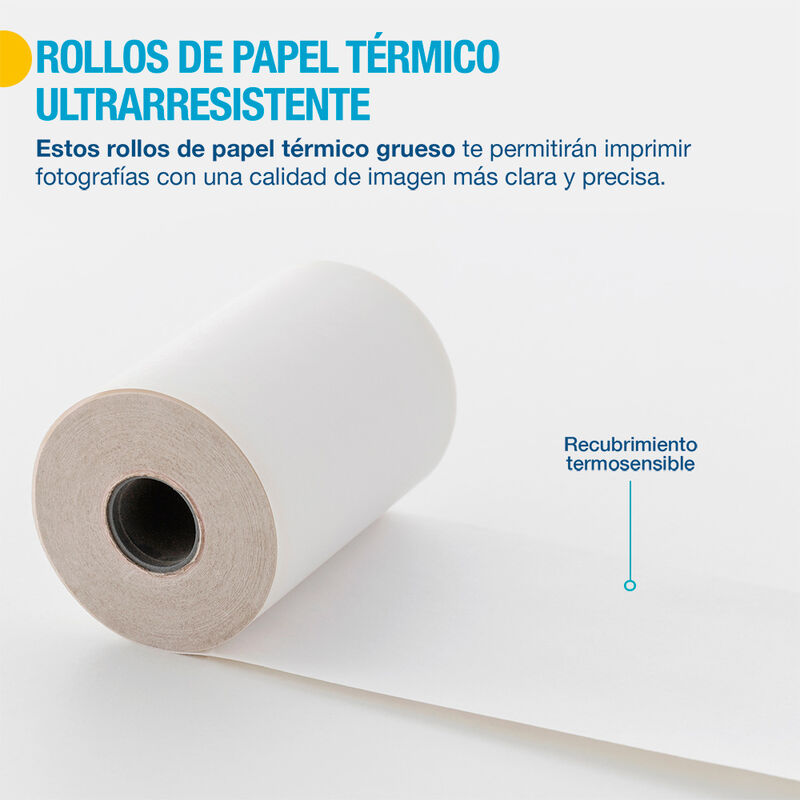 Rollos de Papel Térmico 10 Piezas para Cámara D... image number null