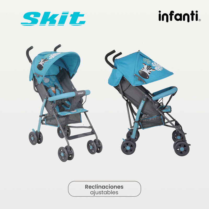 Carriola de Bast&oacute;n Skit Safari Azul image number null