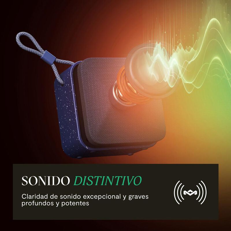 Bocina Portátil Rise Up Blue The House of Marle... image number null