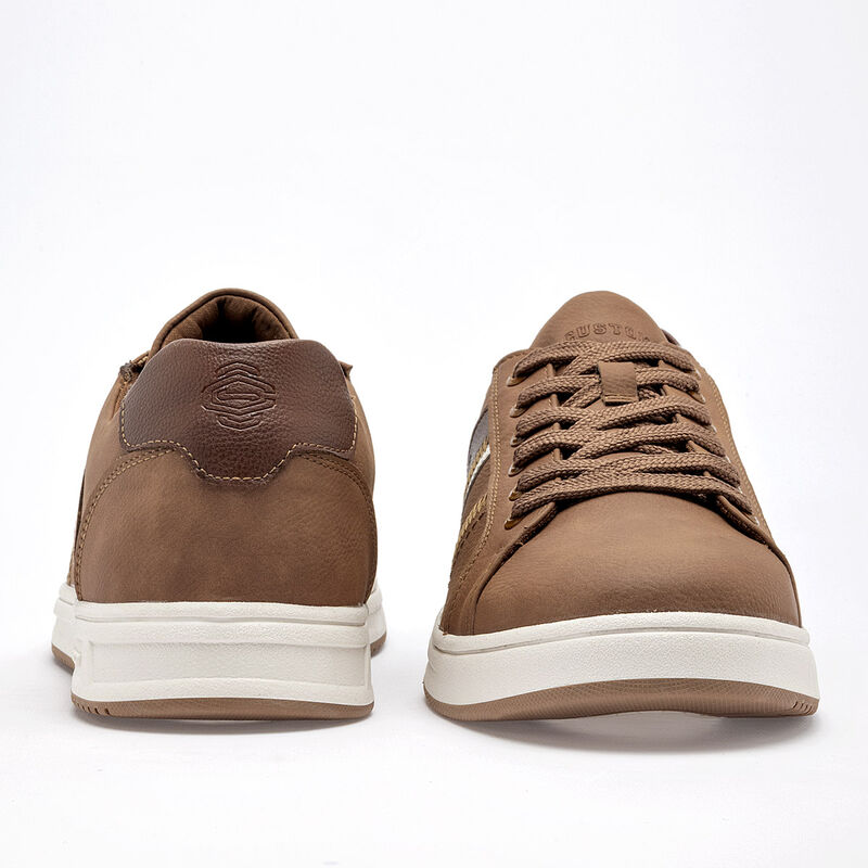 Negro Total Tenis urbano para hombre. Camel image number null