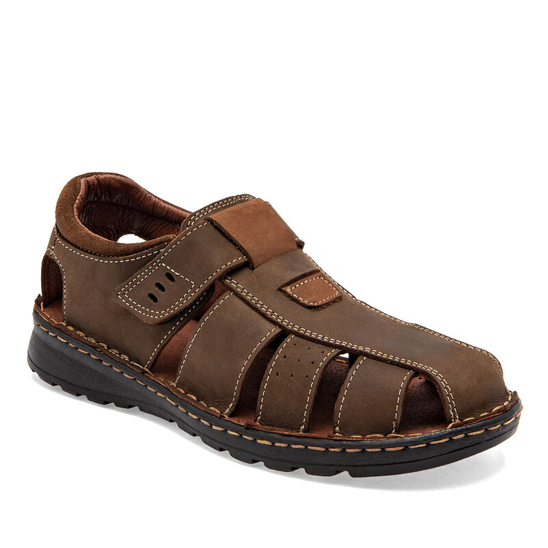 Moel Sandalia Piel Para Hombre Caf&eacute; Cod 121335-... image number null