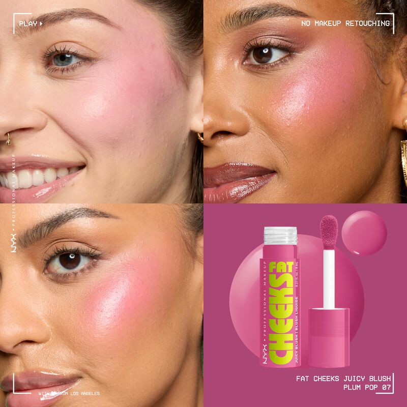 Maquillaje Profesional Liquid Blush Nyx Para Me... image number null