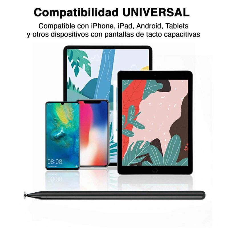 Pluma Stylus Mybat Universal Negra Punto Fino C... image number null