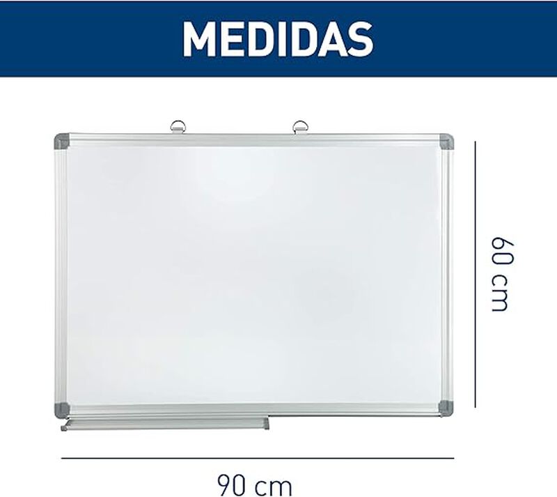 Pizarrón Magnetico 90x60cm Incluye Plumón y Bor... image number null