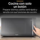 Microondas Whirlpool Wm2811d 1.1 P&sup3; Acabado Espejo Silver