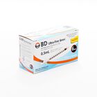 Jeringa Deschable Para Insulina Bd Ultra Fine 0.5ml 31g X 6mm | M&aacute;xima Precisi&oacute;n Y Confort | Caja Con 30 Pzs