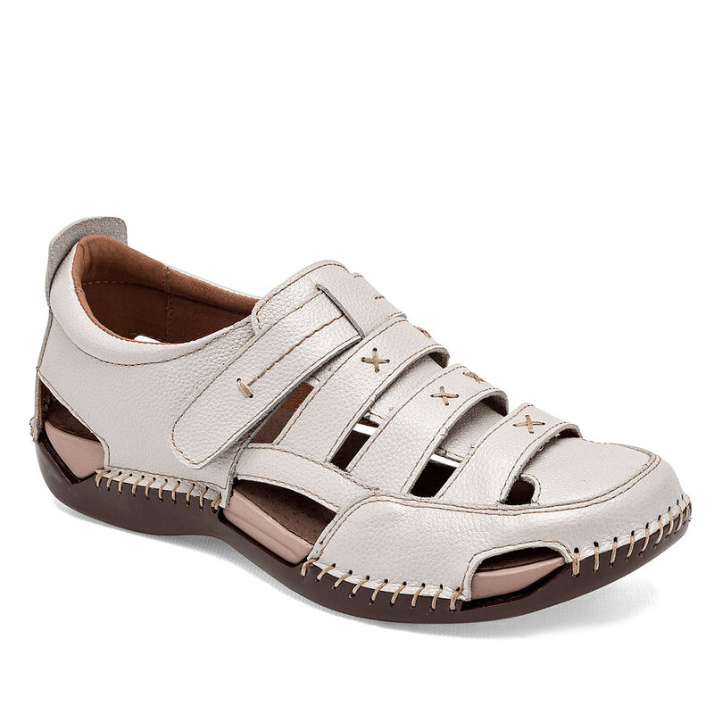 Lobo Solo Zapato de horma c&oacute;moda para mujer bei... image number null