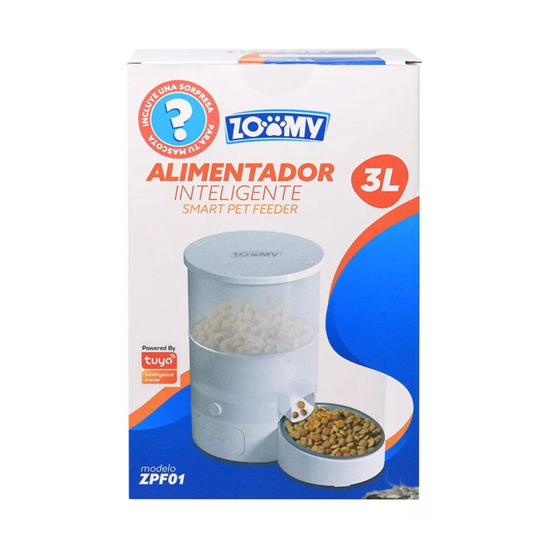 Comedero Smart Para Mascotas Zoomy Acero Inoxid... image number null