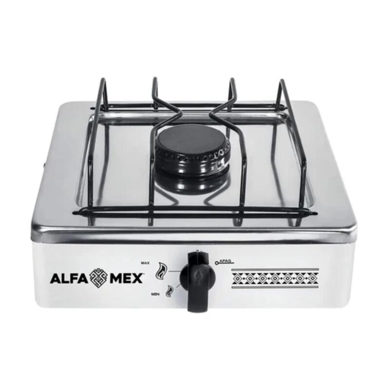 Parrilla de Gas Alfamex 1 Quemador Blanca 603 image number null