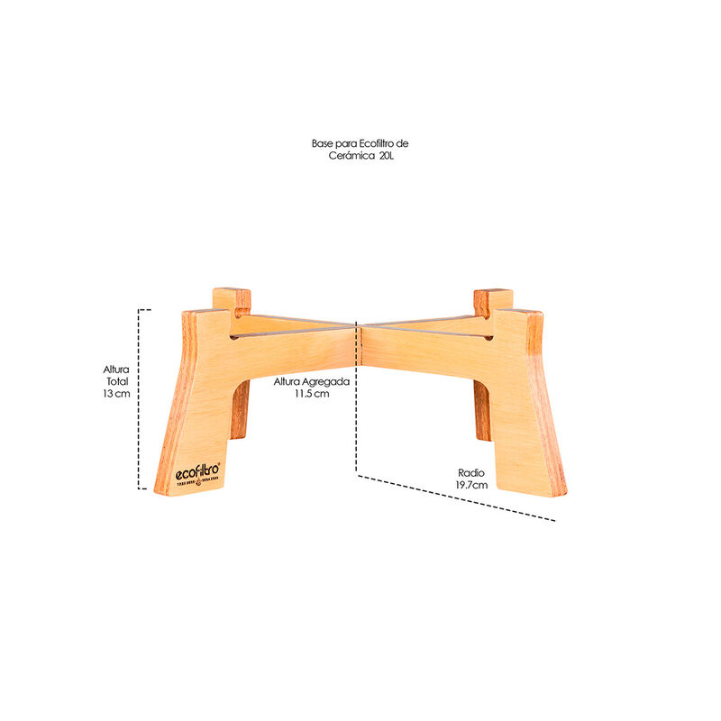 Base Dise&ntilde;o 1 para Cer&aacute;mica Grande (20 L) y Cob... image number null