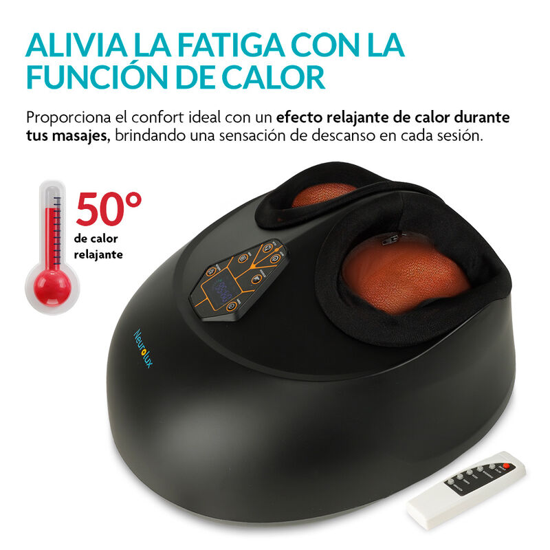 Masajeador de Pies El&eacute;ctrico con Calor Vibraci&oacute;... image number null