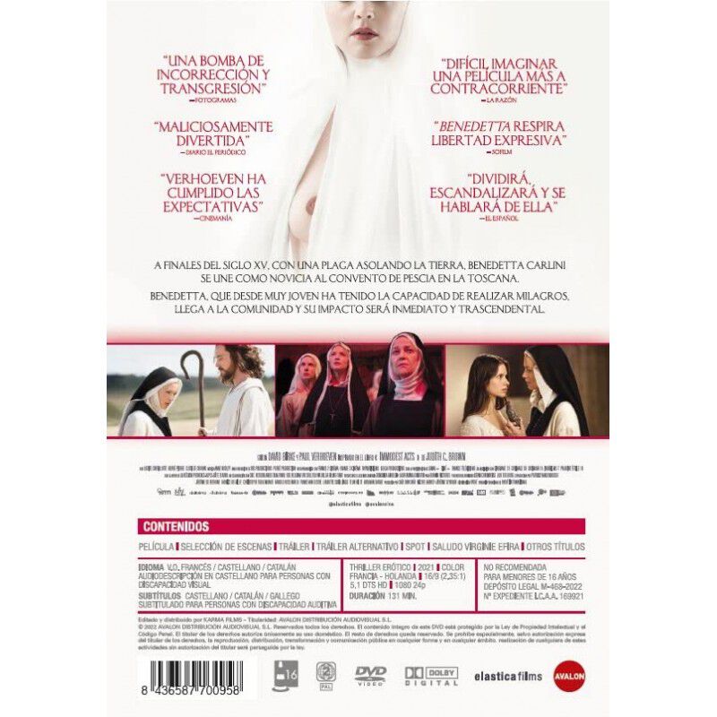 Benedetta [DVD] image number null