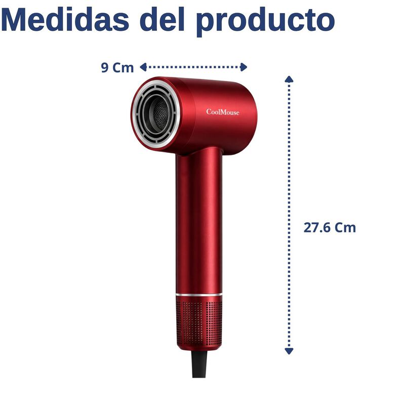 Secadora De Cabello 1500w Con Tecnolog&iacute;a I&oacute;nica... image number null