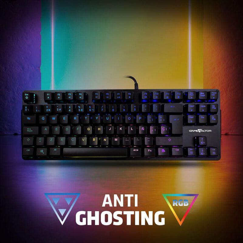 Teclado Game Factor Kbg500 Rgb Mec&aacute;nico Switch ... image number null