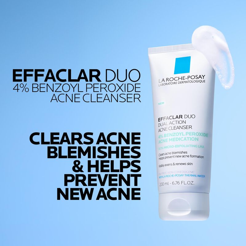 Jab&oacute;n Facial La Roche-posay Effaclar Duo Con Pe... image number null