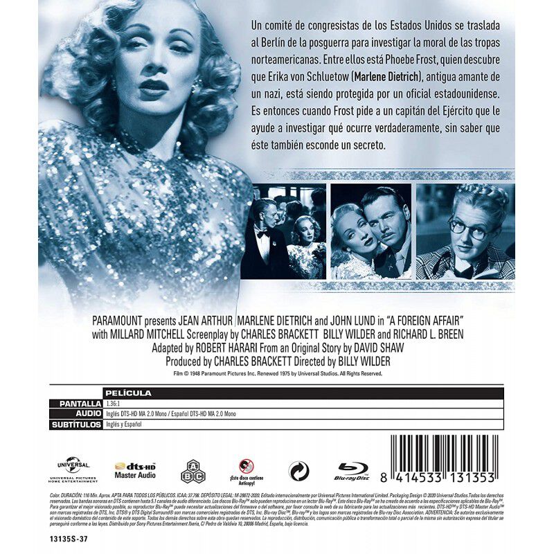 Berl&iacute;n Occidente [blu-ray] (1948) A Foreign Aff... image number null
