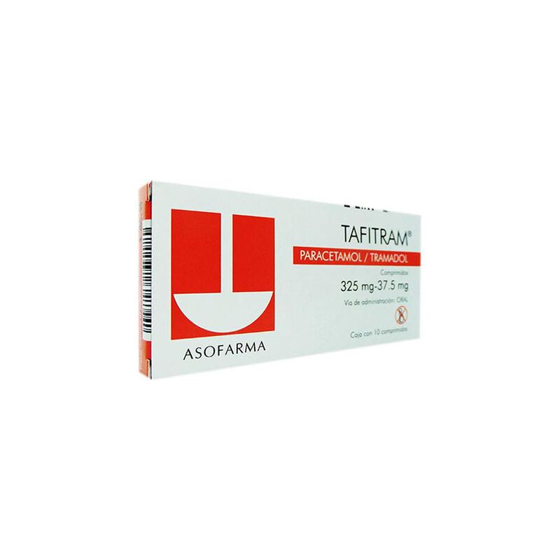 Tafitram 325mg/37.5mg caja 10 tabletas image number null