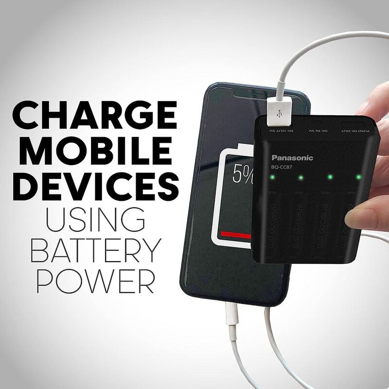 CARGADOR PILAS PANASONIC BQ-CC87 ENELOOP AA-AAA image number null
