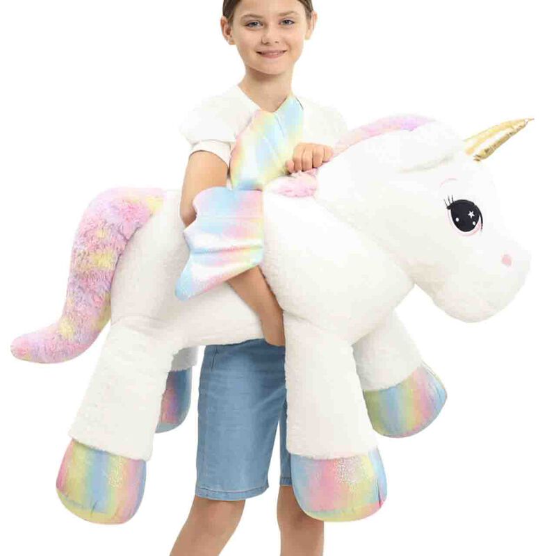 Almohada De Peluche Ffxiong Con Forma De Unicor... image number null