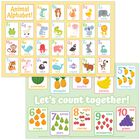 Mantel Individual Bright Seed 46 cm Animal Alfabeto Pack De 40