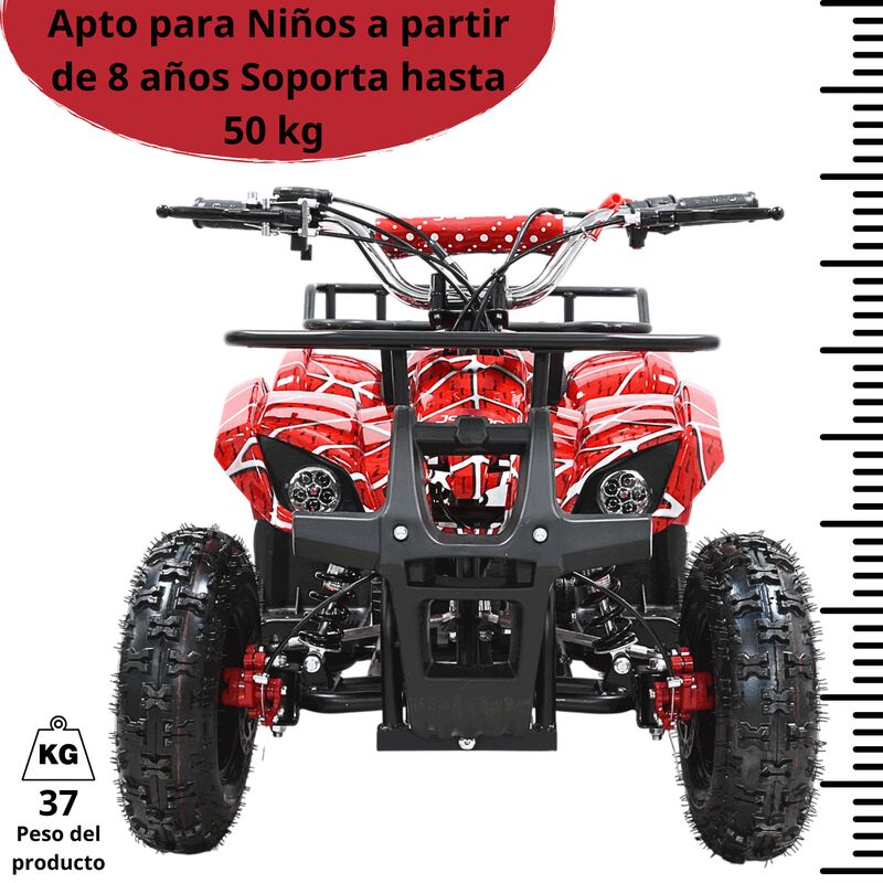 Cuatrimoto a Gasolina 49cc 2T Suspensi&oacute;n de Res... image number null