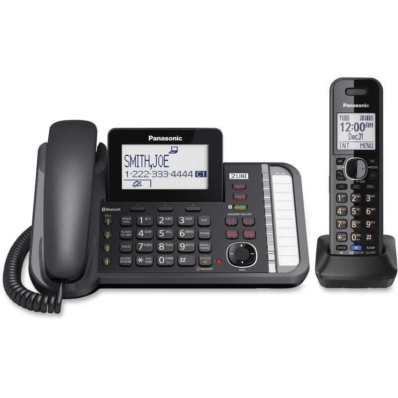 Sistema Telef&oacute;nico Panasonic Kx-tg9581b De 2 L&iacute;... image number null
