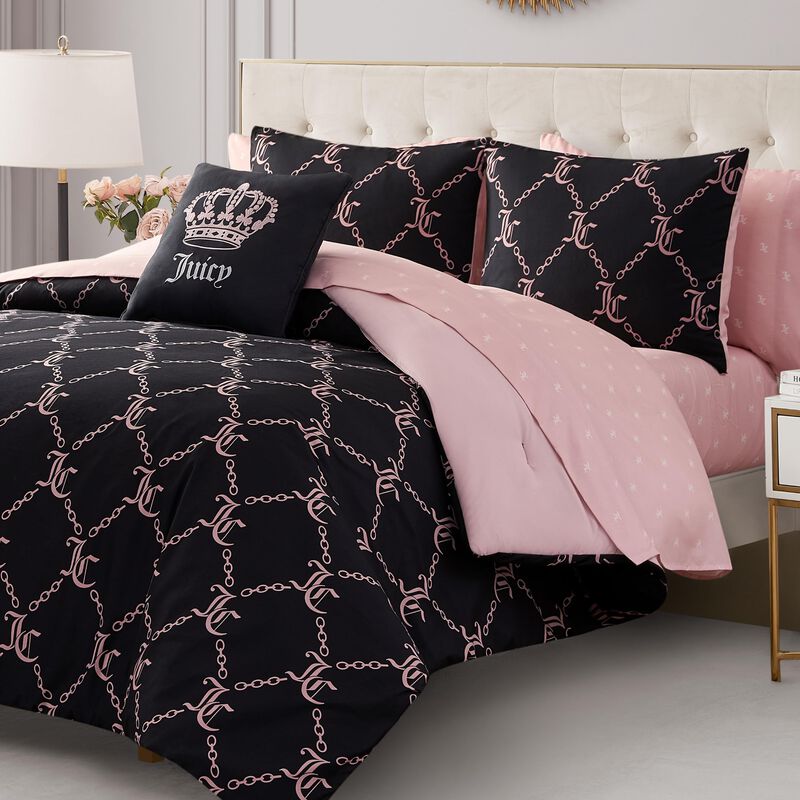 Juego De Ropa De Cama Juicy Couture De 8 Piezas... image number null