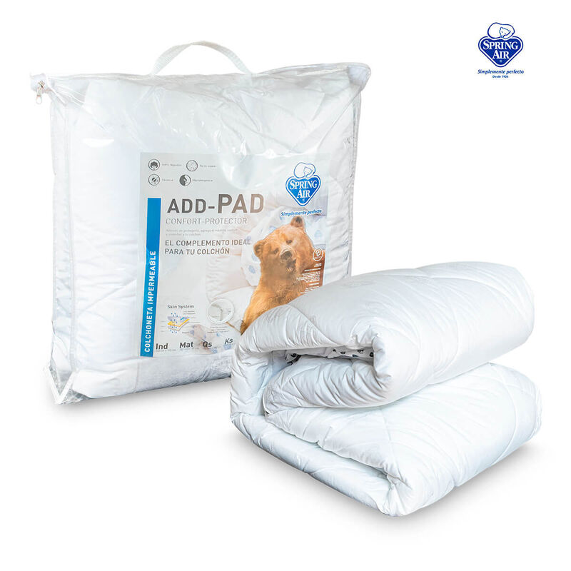 Colchoneta Protector Individual Spring Air Add ... image number null