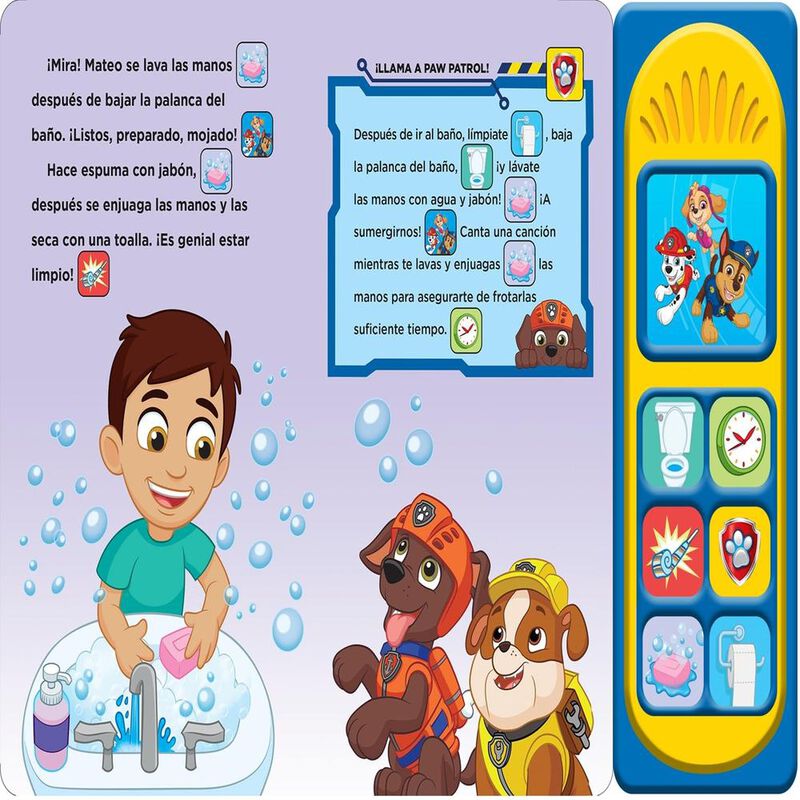 Es Hora de ir al Ba&ntilde;o: Libro con 7 Botones de S... image number null