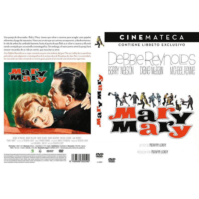 Cinemateca: Mary, Mary (mary, Mary) 1963 [dvd] image number null