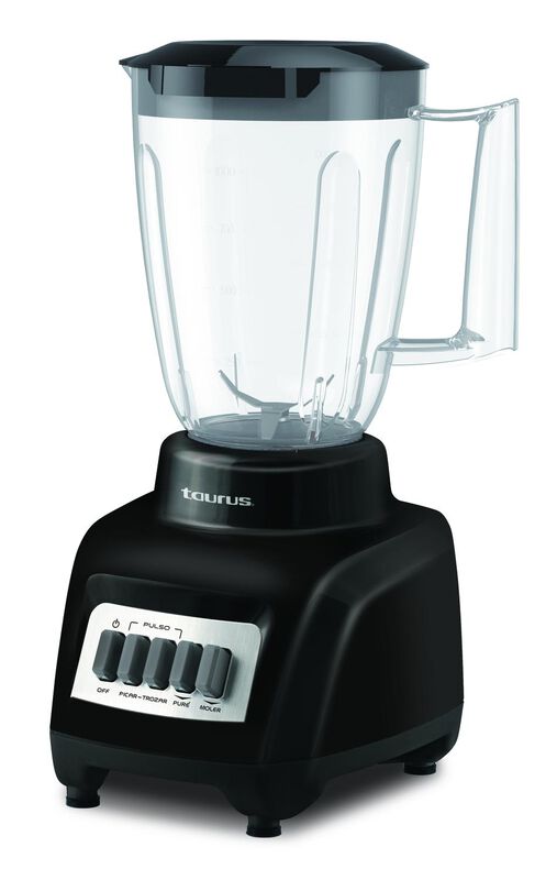 Licuadora Taurus Haley 4 Vel Vaso Plastico Negr... image number null