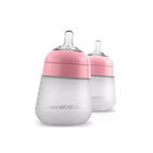 Biber&oacute;n Silicona 360 Antic&oacute;licos Nanob&eacute;b&eacute; 9oz 2pz Rosa