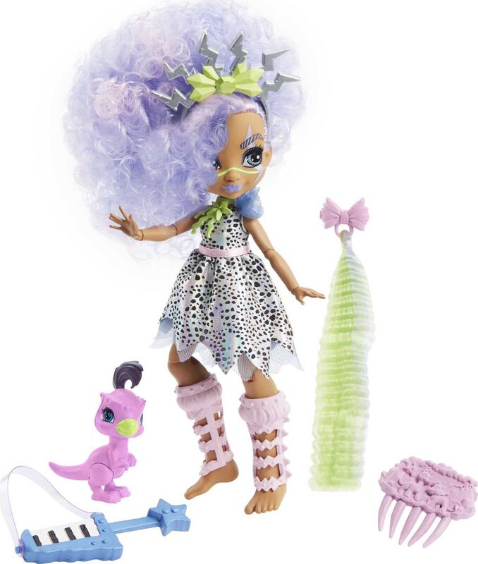 Mu&ntilde;eca Moderna Mattel Cave Club Bashley Con Din... image number null