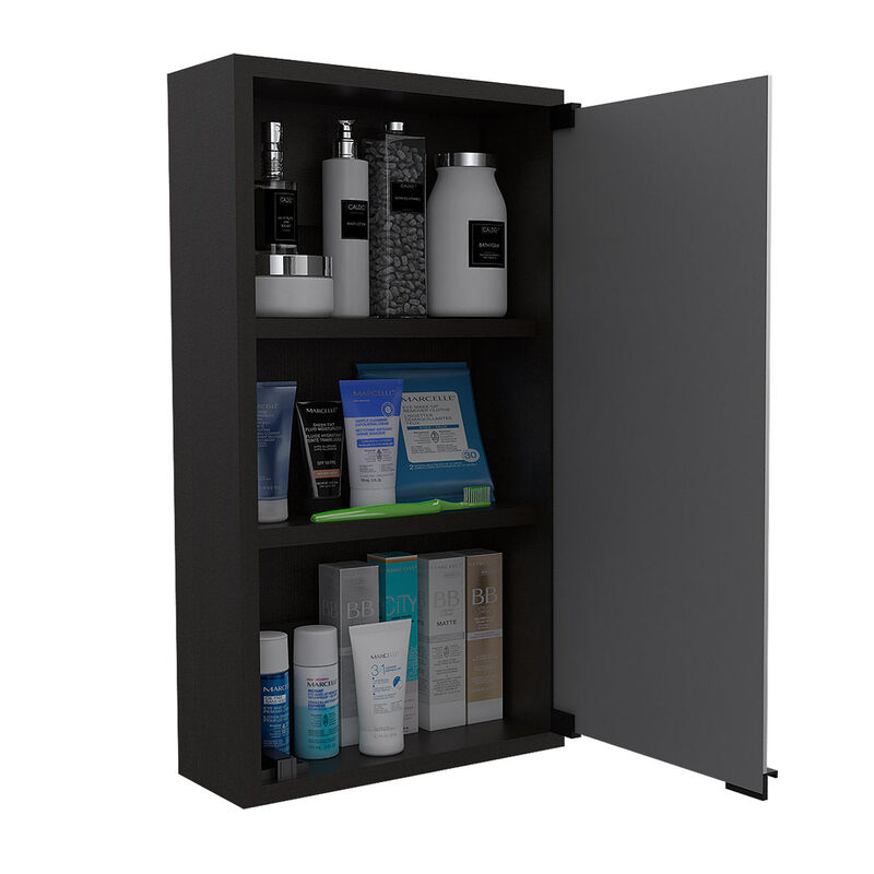 Gabinete de Baño Merlo color Wengue Con Espejo ... image number null