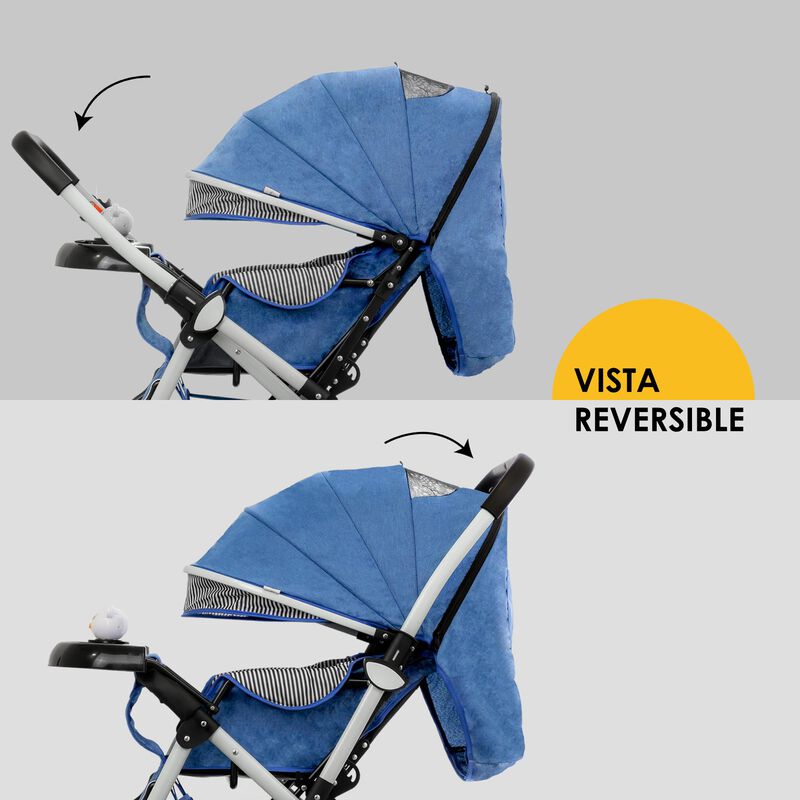 Carriola premium musical unyotons azul reversib... image number null