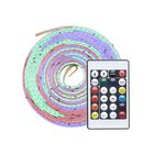 Tira Led 5 Metros De Longitud 24 W, Luz Rgb + Blanca, Control Remoto Incluido, Interiores, Atenuable
