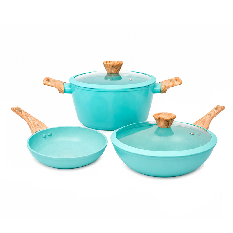 Bater&iacute;a De Cocina Harraz Cookware 5 Piezas Jade image number null