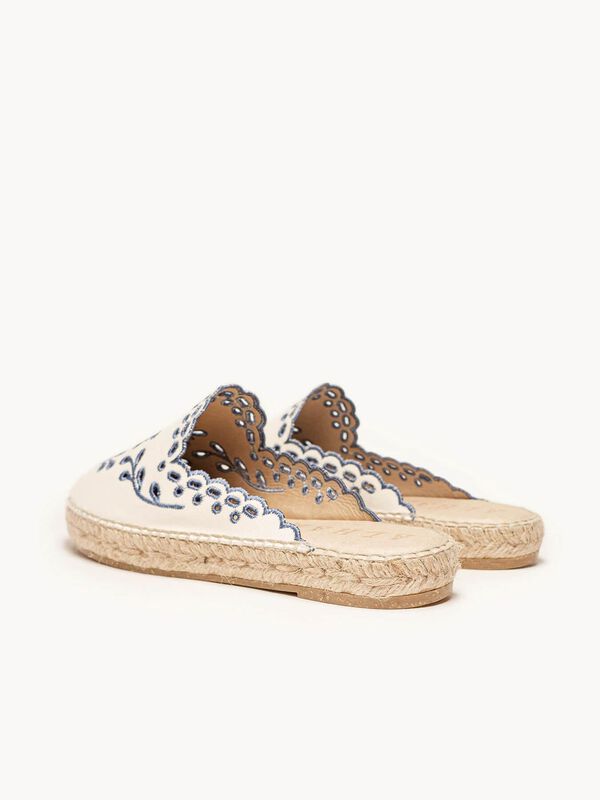 Loto Lona Bordada Azul Jeans image number null