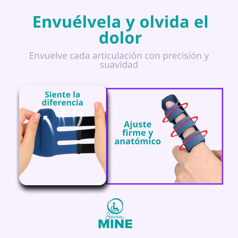 F&eacute;rula para Dedo con Soporte de Aluminio con 3 ... image number null