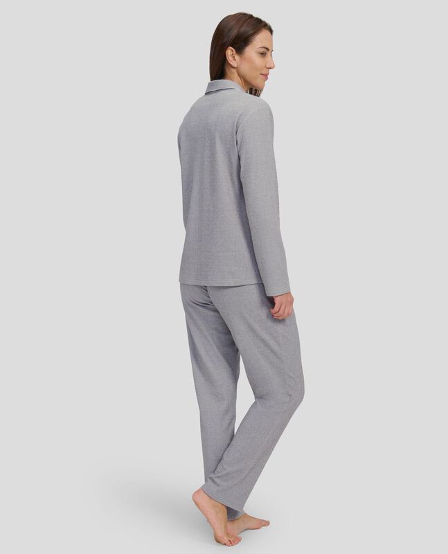 Pijama Abierto Gris image number null