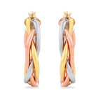 Arracadas 2begold Florentino (925+1/10 14k) (17x11mm Aprox)
