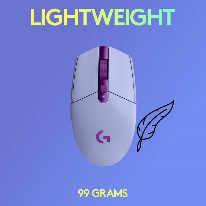 Rat&oacute;n Inal&aacute;mbrico Para Juegos Logitech G305 Lig... image number null