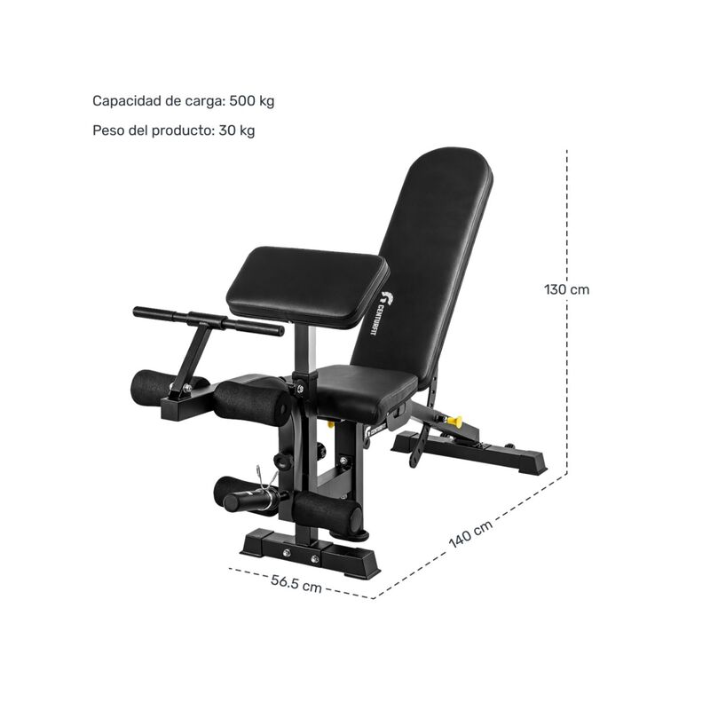 Banco Multiposiciones 500 Kg Ejercicio Gym Pred... image number null