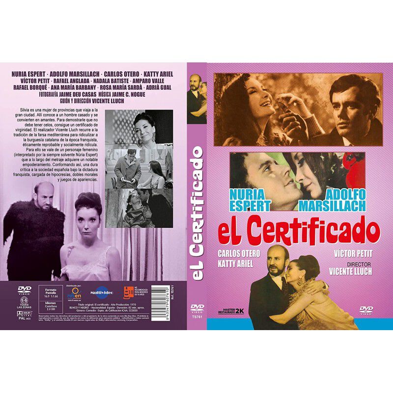 El Certificado [dvd] (1969) image number null