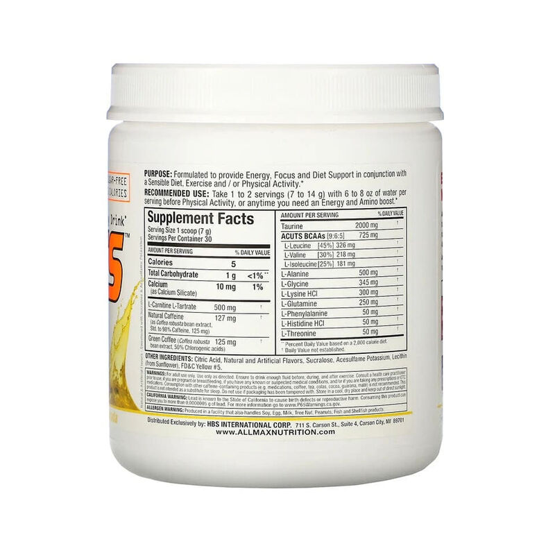 Aminocuts Allmax Pi&ntilde;a Colada 210 gr image number null