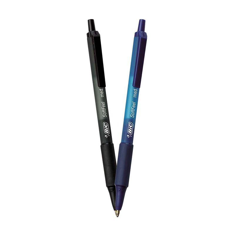 Bol&iacute;grafos Bic Soft Feel Retr&aacute;ctiles, Paquete D... image number null